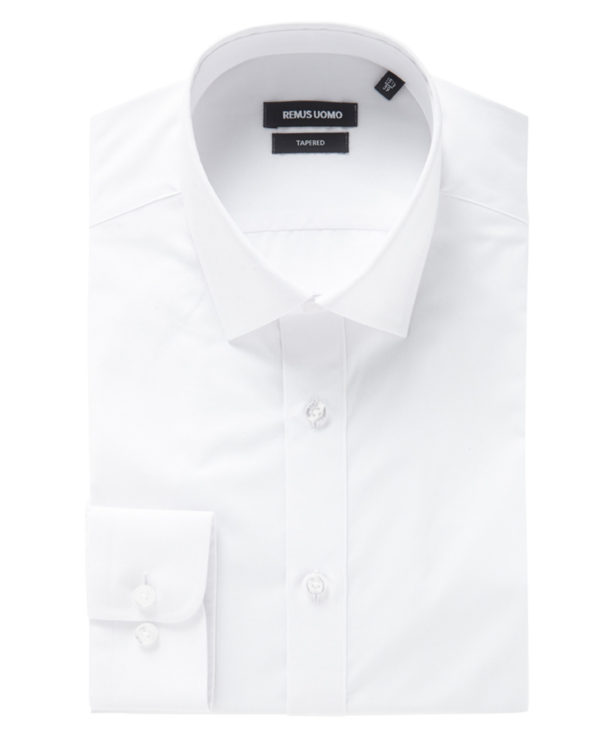 Remus Uomo Tapered White Shirt