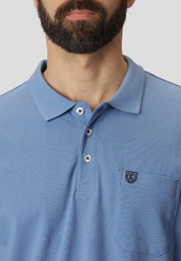 Pre End Polo Shirt in Summer Blue