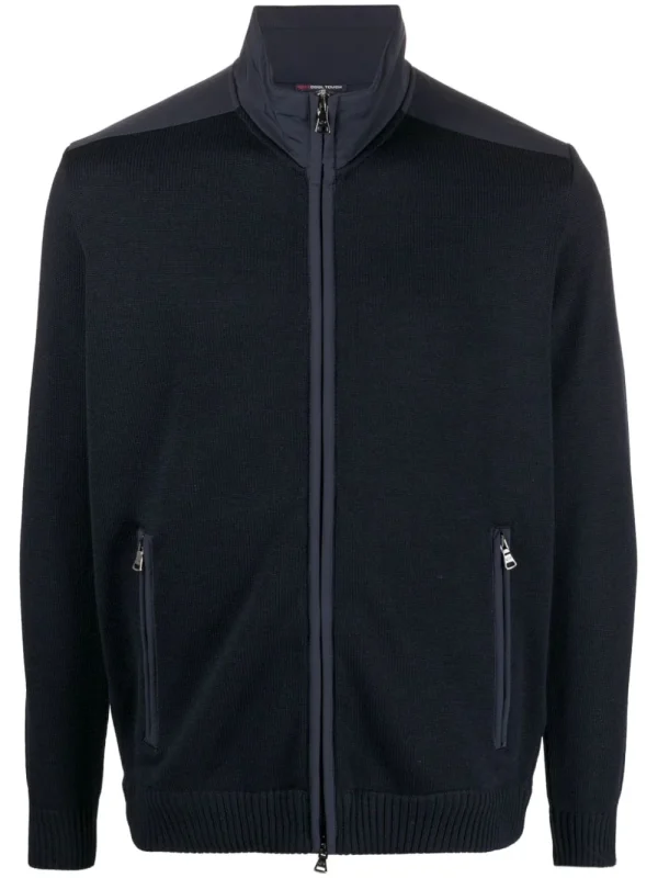 Paul & Shark Navy Wool Zipper