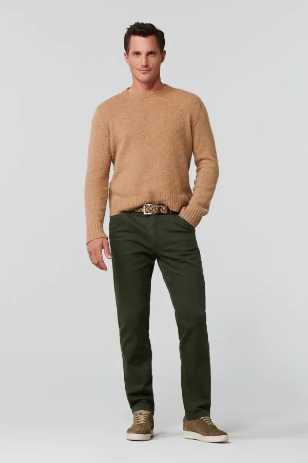 Meyer Chicago Forest Green Chino