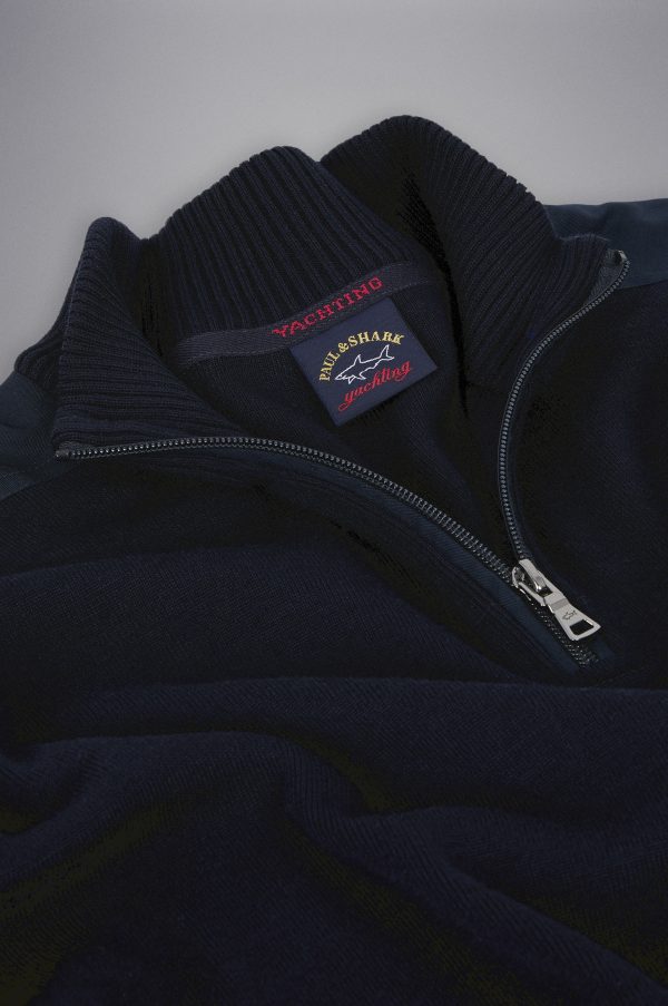 Paul & Shark Iconic 1/4 Zip in Navy