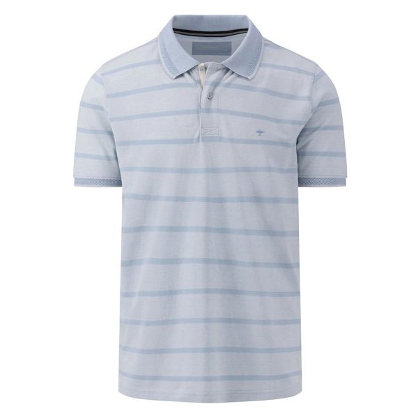 Fynch-Hatton Striped Polo Shirt Summer Breeze