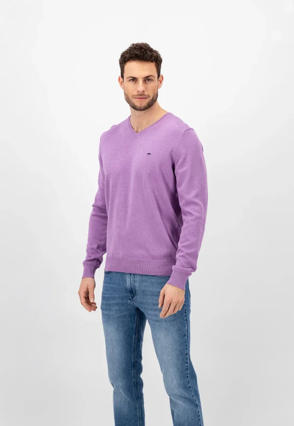 Fynch-Hatton V-Neck Dusty Lavender