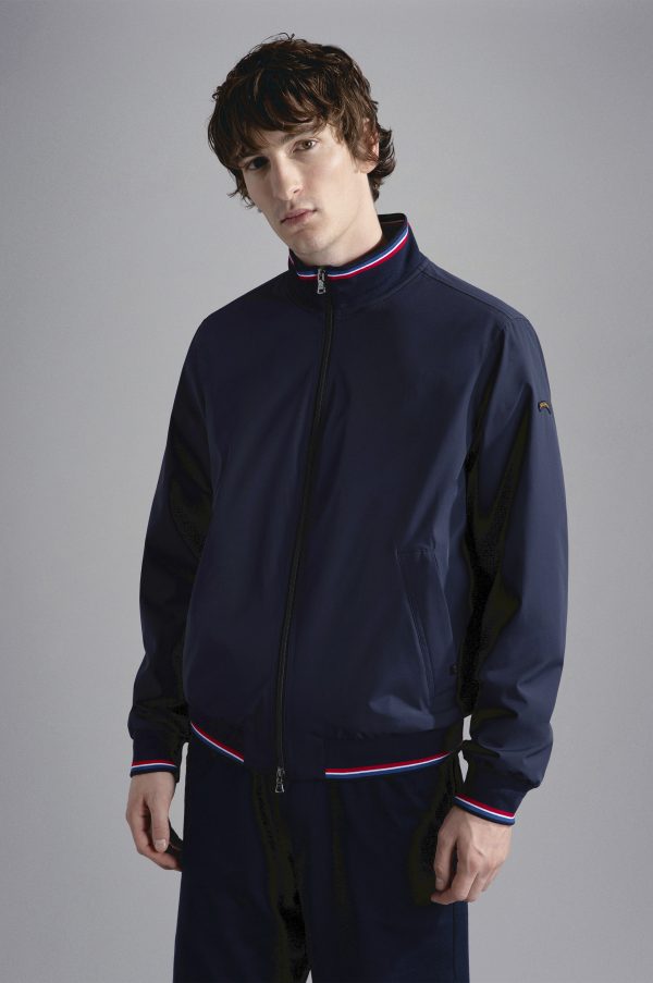 Paul & Shark Typhoon Bomber Jacket Blue