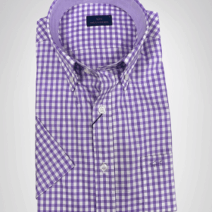 Paul & Shark Check Shirt Lilac