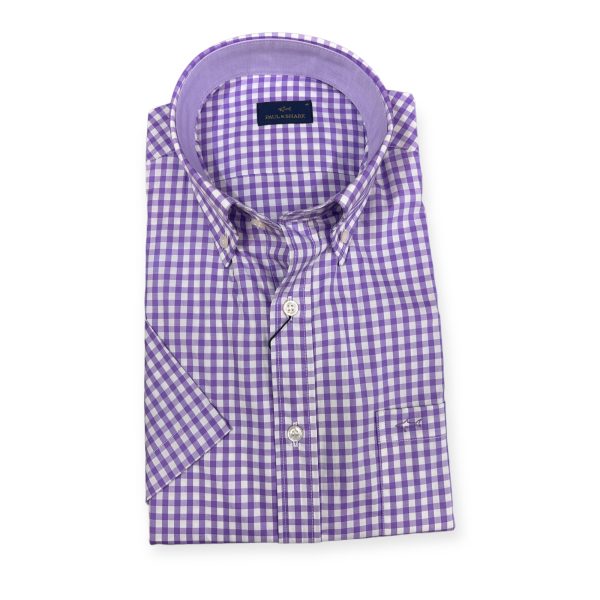 Paul & Shark Check Shirt Lilac