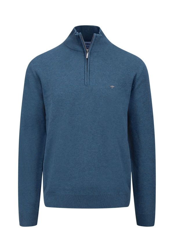 Fynch-Hatton Zip Troyer Azure