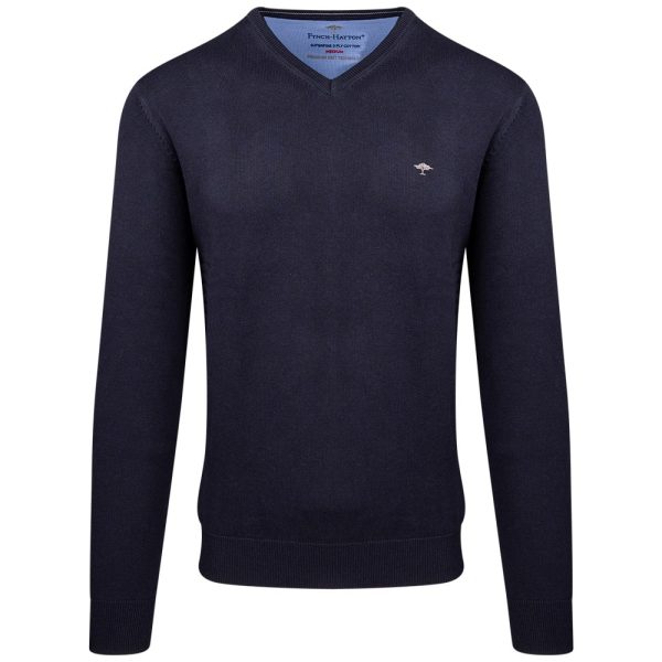Fynch-Hatton V-Neck Navy