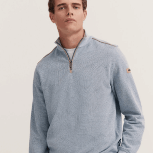 Bugatti Quarter-Zip Blue