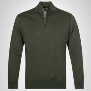 Paul & Shark Green Quarter-Zip