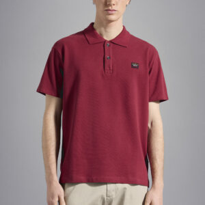 Paul & Shark Plain Polo Burgundy