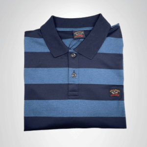 Paul & Shark Striped Polo Teal