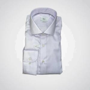 1863 by Eterna Textured Shirt Lilac