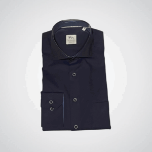Eterna Navy Trim Shirt