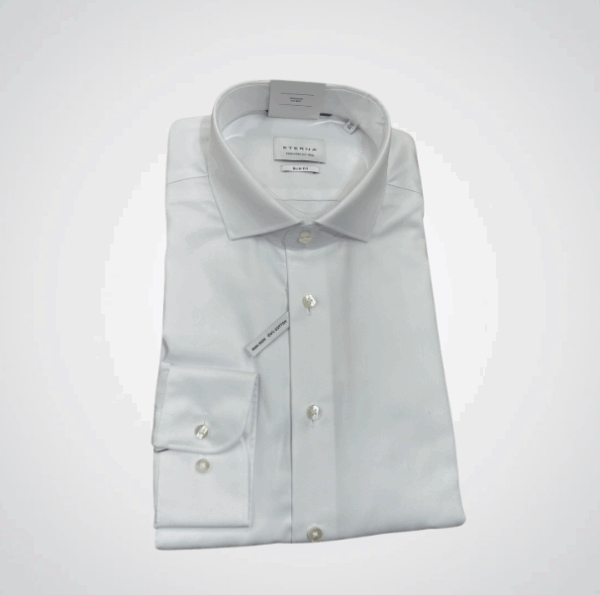 Eterna Slim Fit Shirt White