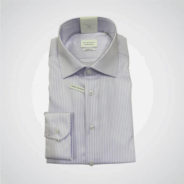 Eterna Striped Shirt Lilac