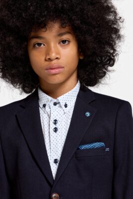 Benetti Belfast Communion Jacket Navy